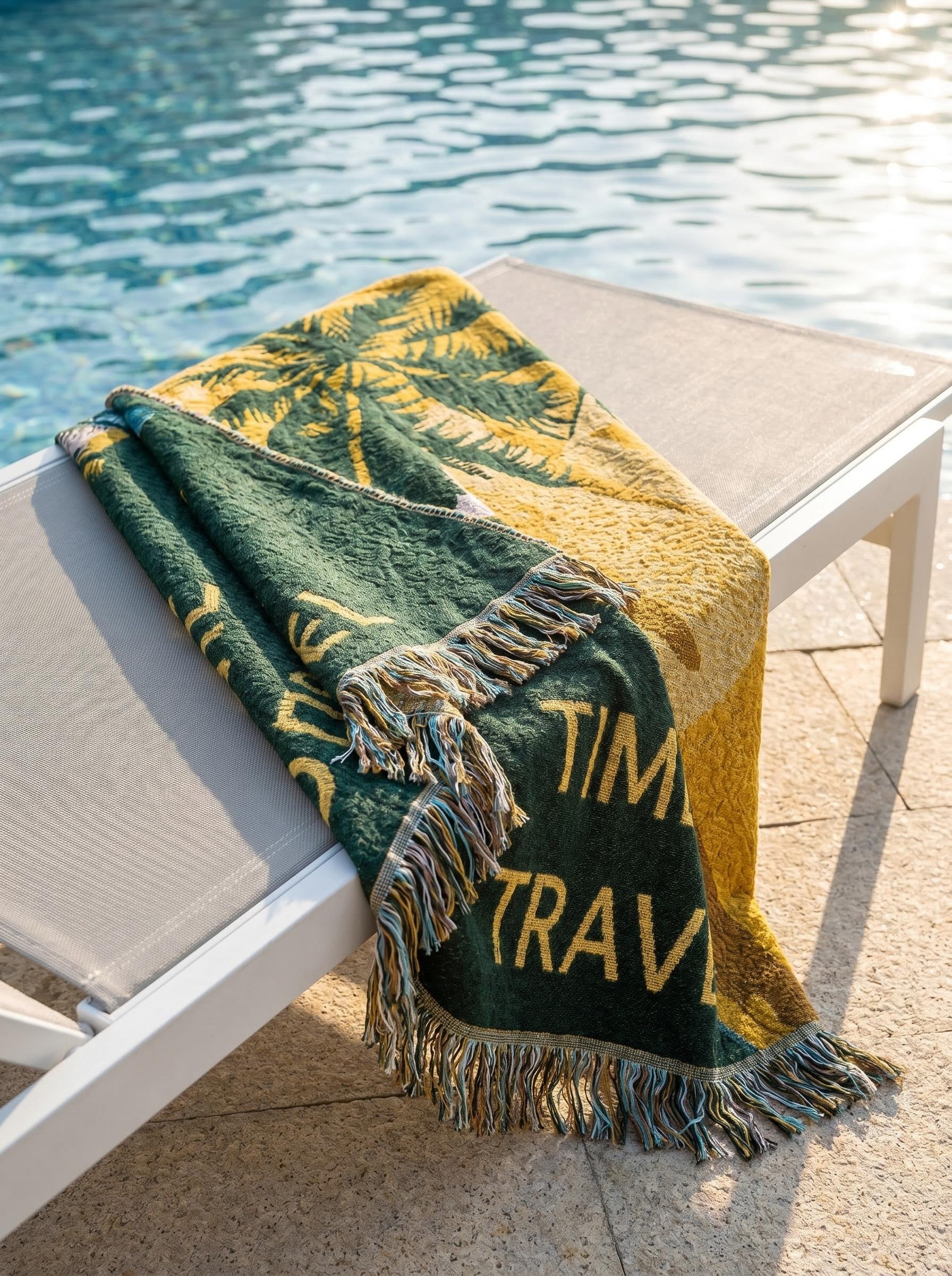 2 in 1 Beach Towel & Beach Tote - Time to Travel